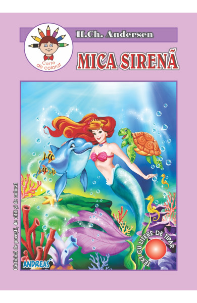 Mica sirena - carticica de povesti, de citit si de colorat