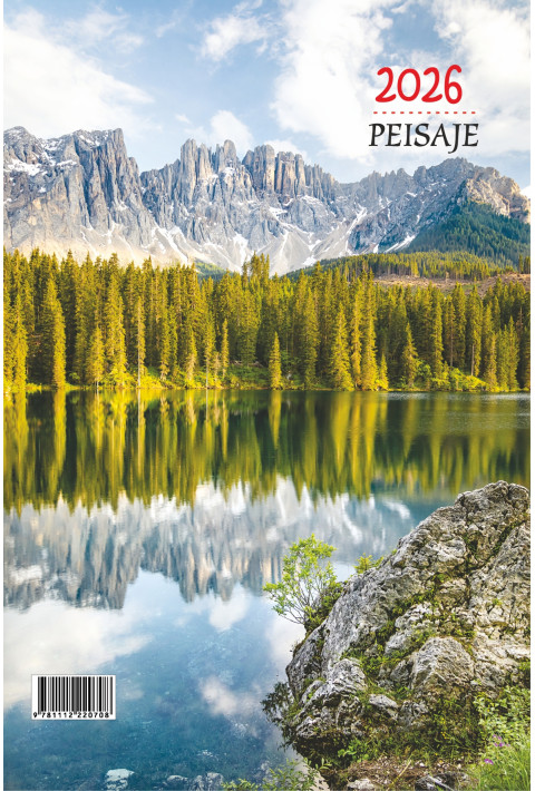 CALENDAR Peisaje 2026 - CU SPIRA FORMAT A3