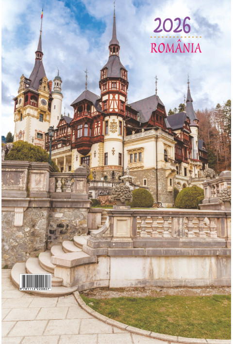 CALENDAR ROMANIA 2026 - CU SPIRA FORMAT A3
