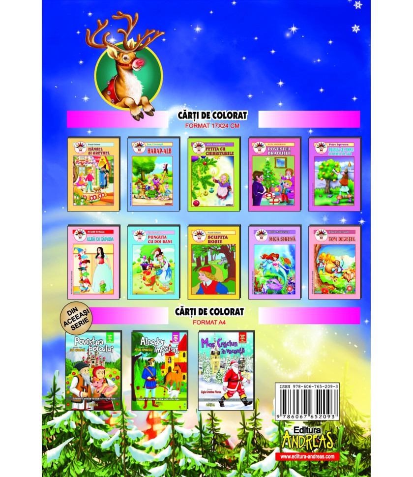 Coloreaza cu Mos Craciun Coloreaza cu Mos Craciun