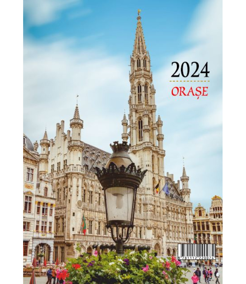 CALENDAR Orase 2024  - CALENDAR CU SPIRA FORMAT A3