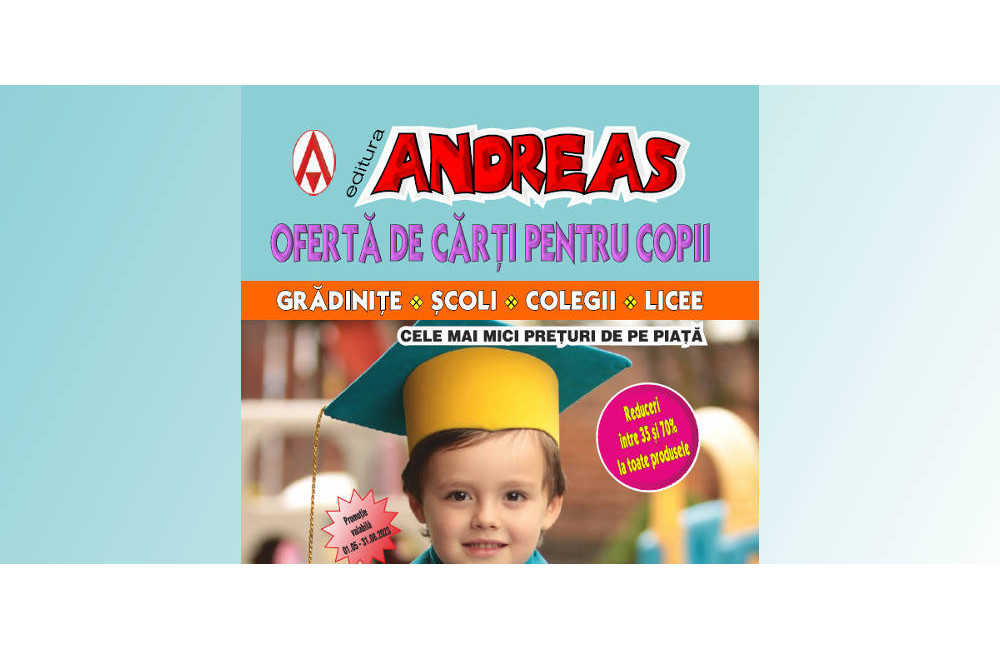 EDITURA ANDREAS - Ofertă de Cărți pentru Copii - Grădinițe - Școli - Colegii - Licee