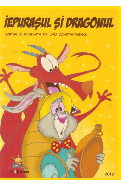 Iepurasul si dragonul - carte de citit si colorat 