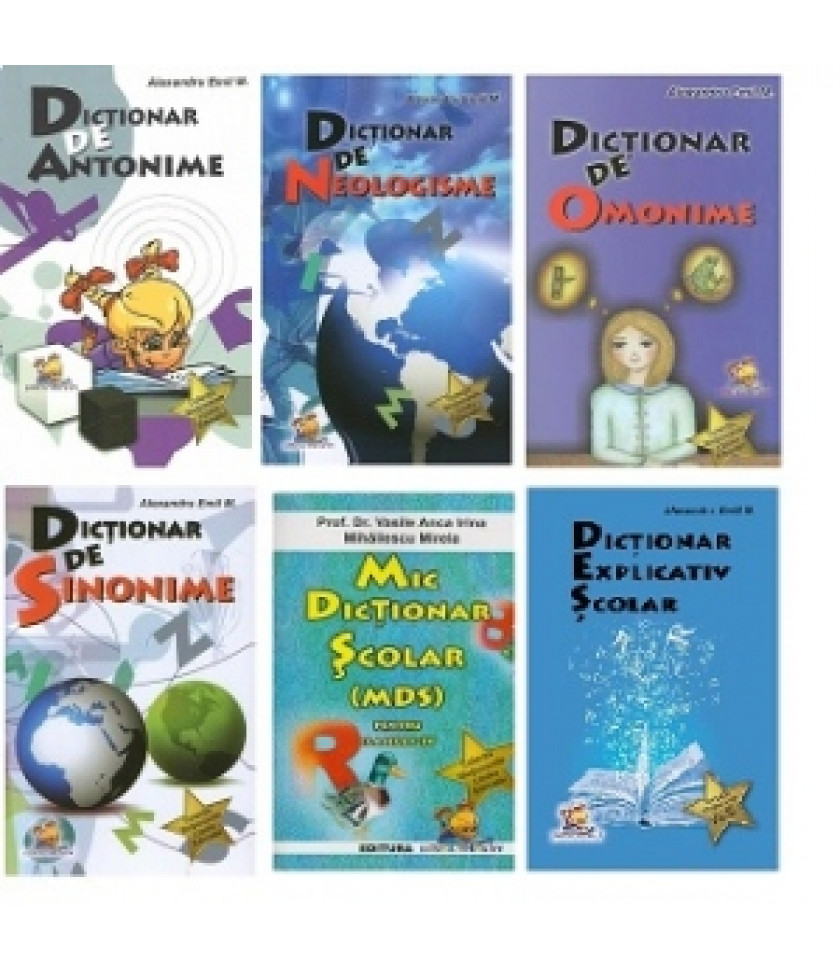 Pachet promotional Dictionarele Lizuka Educativ (6 titluri)