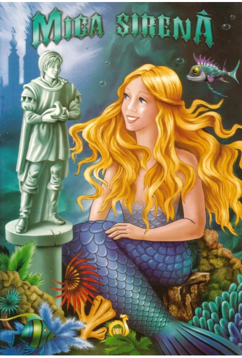 Mica sirena - carte cu ilustratii color; bilingv roman - englez The little mermaid