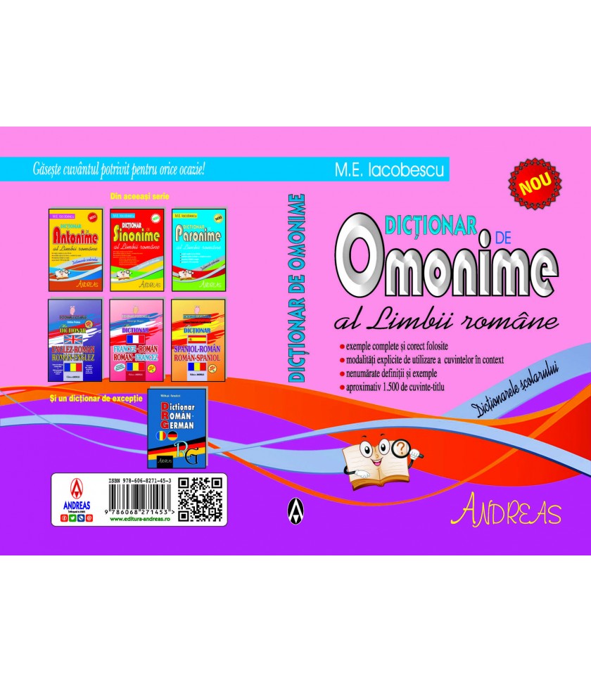 Dictionar de Omonime al Limbii Romane - M.E. Iacobescu Dictionar de Omonime al Limbii Romane - M.E. Iacobescu