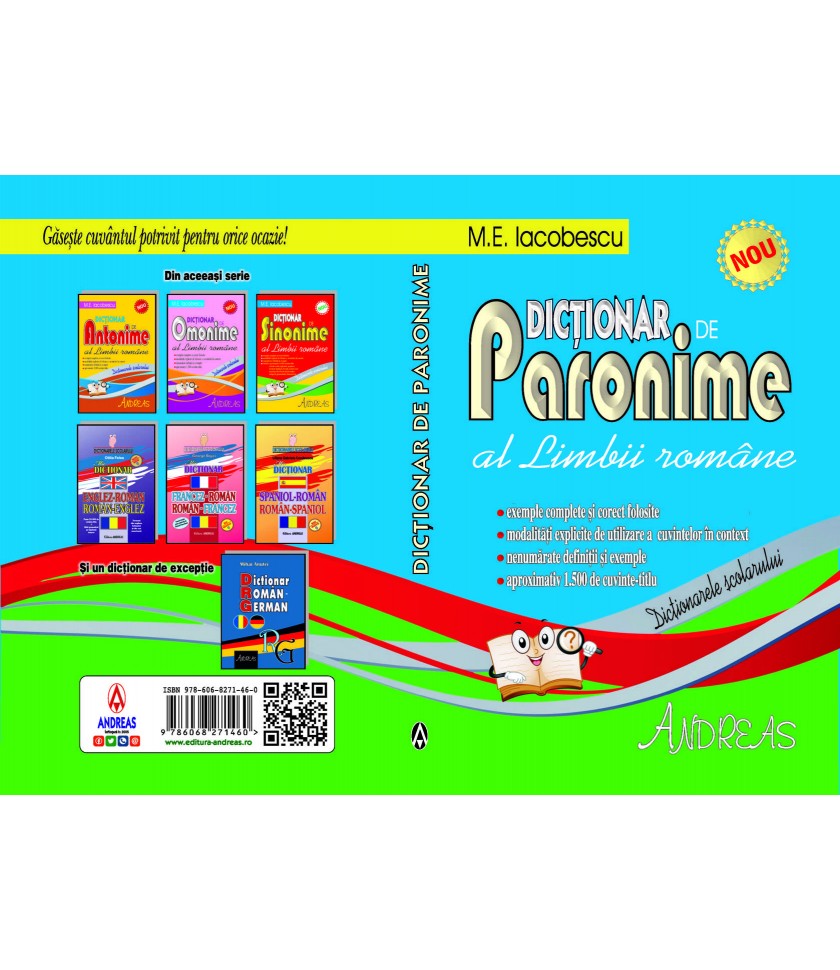 Dictionar de Paronime al Limbii Romane - M.E. Iacobescu Dictionar de Paronime al Limbii Romane - M.E. Iacobescu