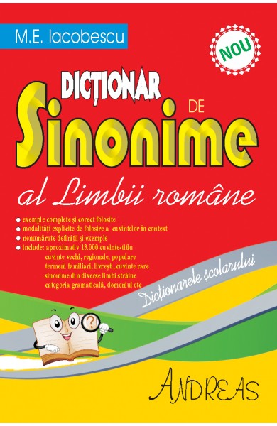 Dictionar de Sinonime al Limbii Romane - M.E. Iacobescu