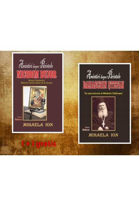 Pachet carti Mihaela Ion - Amintiri Nicodim Bujor + Amintiri Damaschin Stefan