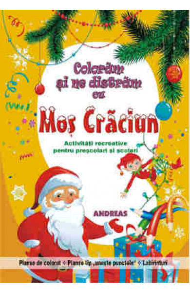 Coloram si ne distram cu Mos Craciun