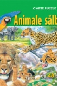 Animale salbatice - Carte puzzle Animale salbatice - Carte puzzle