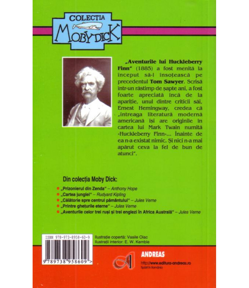 Aventurile lui Huckleberry Finn - Mark Twain