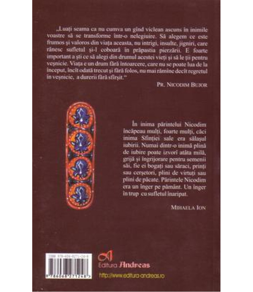 Amintiri despre parintele Nicodim Bujor, autorul Acatistului Sfantului ierarh Calinic de la Cernica - Mihaela Ion