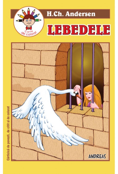 Lebedele - H. Ch. Andersen - Carticica de povesti, de citit si de colorat 