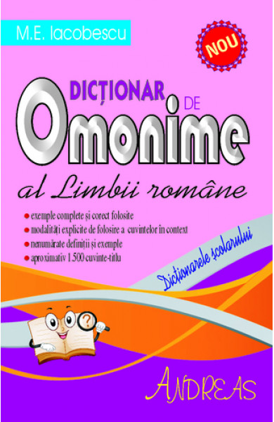 Dictionar de Omonime al Limbii Romane - M.E. Iacobescu