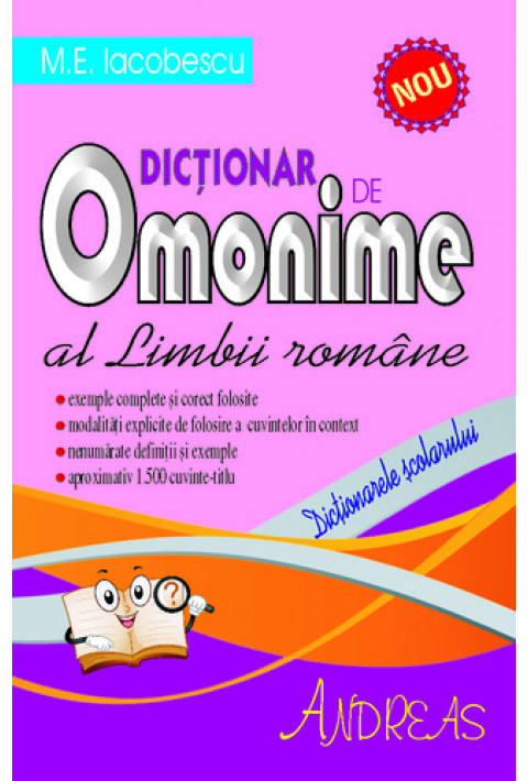 Dictionar de Omonime al Limbii Romane - M.E. Iacobescu