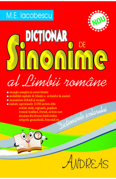 Dictionar de Sinonime al Limbii Romane - M.E. Iacobescu