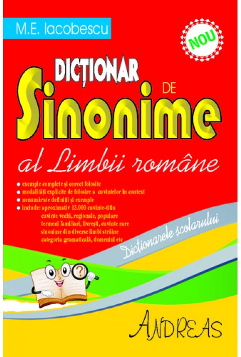 Dictionar de Sinonime al Limbii Romane - M.E. Iacobescu