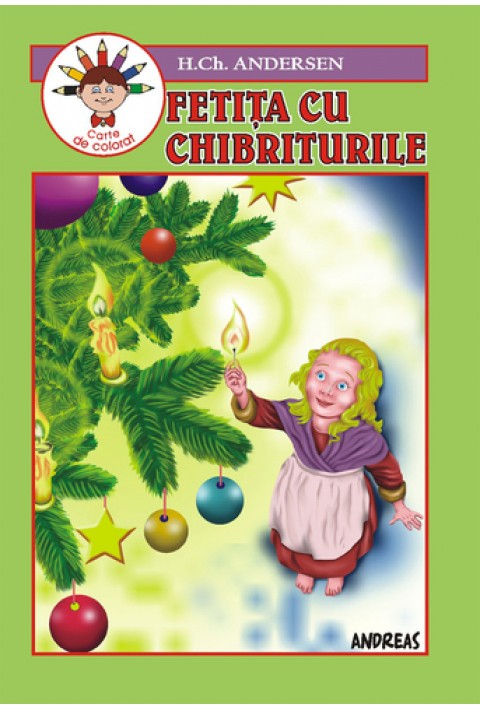 Fetita cu chibriturile (carte de colorat)