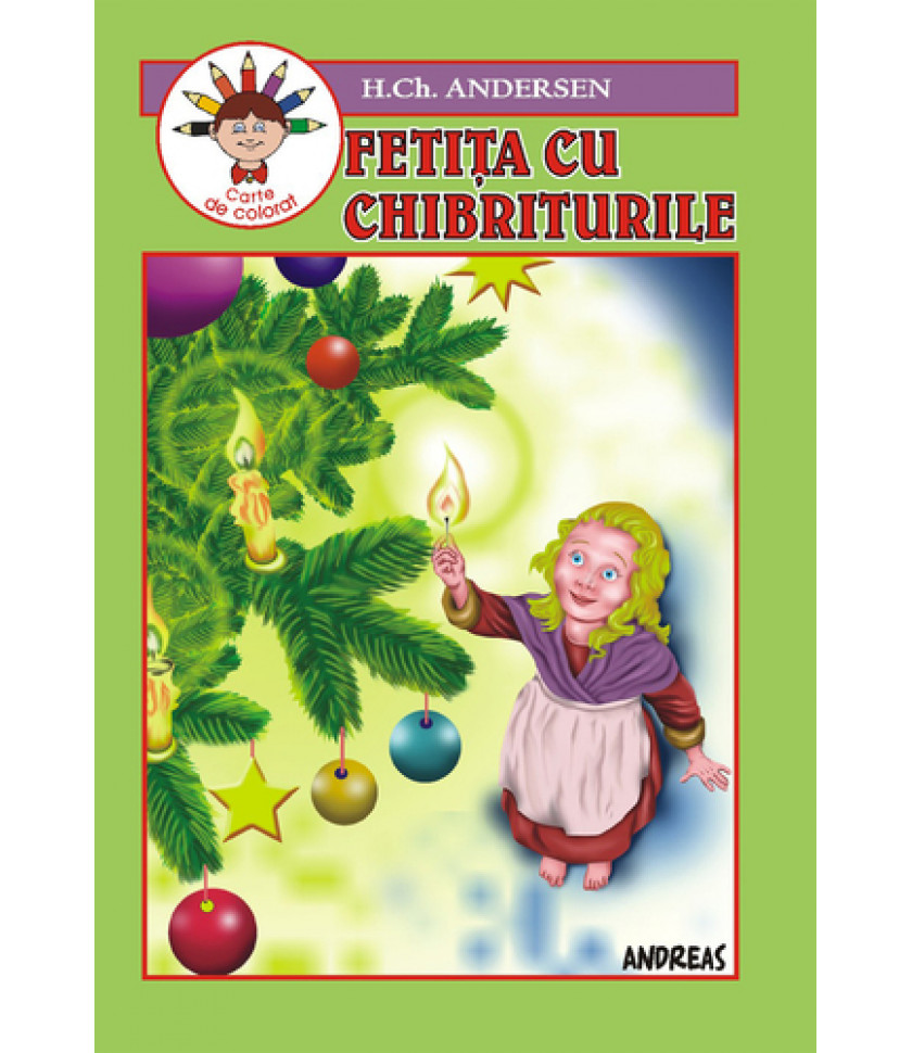 Fetita cu chibriturile (carte de colorat)