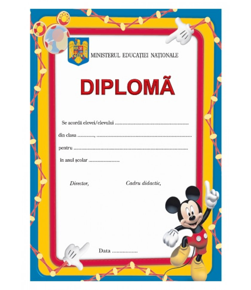 Diploma - model 10 Diploma - model 10