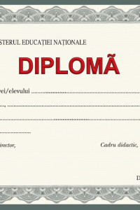 Diploma - model 6 Diploma - model 6