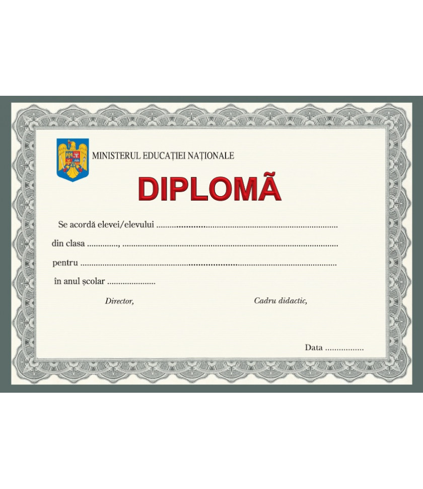 Diploma - model 6