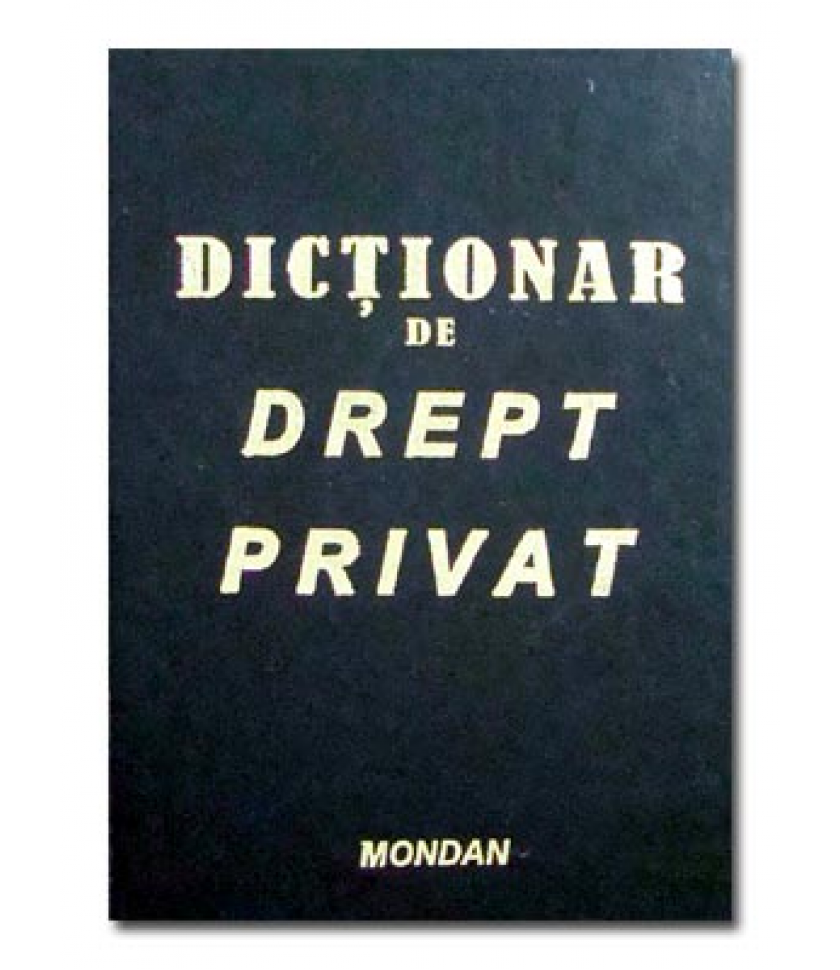 Dictionar de drept privat