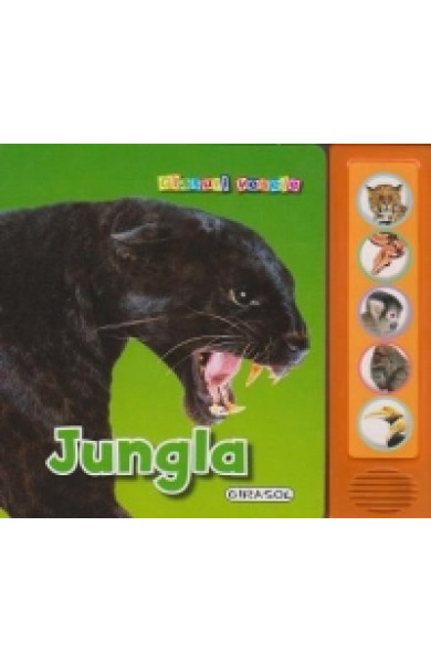 Glasuri vesele - Jungla (carte cu sunete)