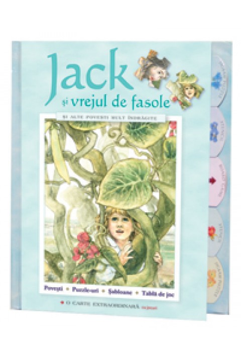 JACK SI VREJUL DE FASOLE  - carte cartonata puzzle