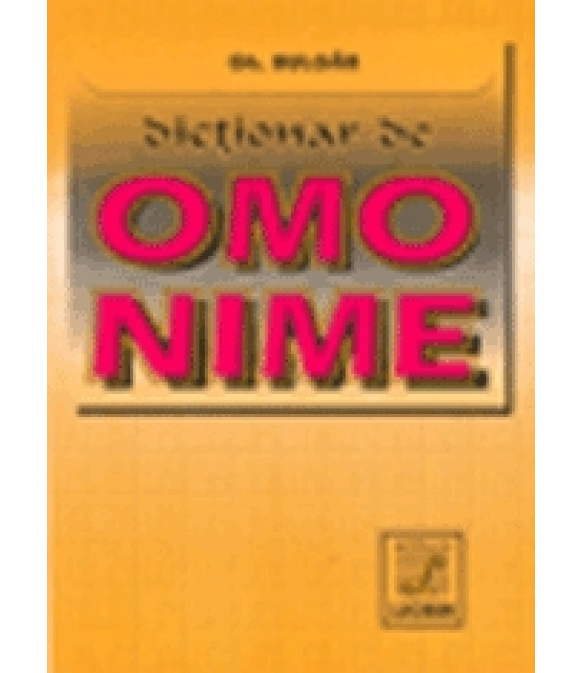 Dictionar de omonime